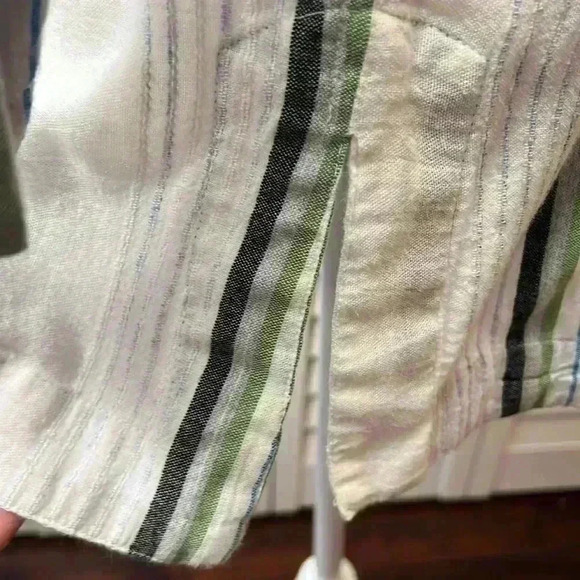 Soft Surroundings Manhattan Beach Wool Blend V-Neck 3/4 Sleeve Tunic Top Size XS - Picture 9 of 11